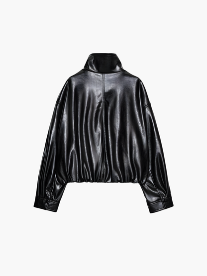 Verge Faux Leather Jacket