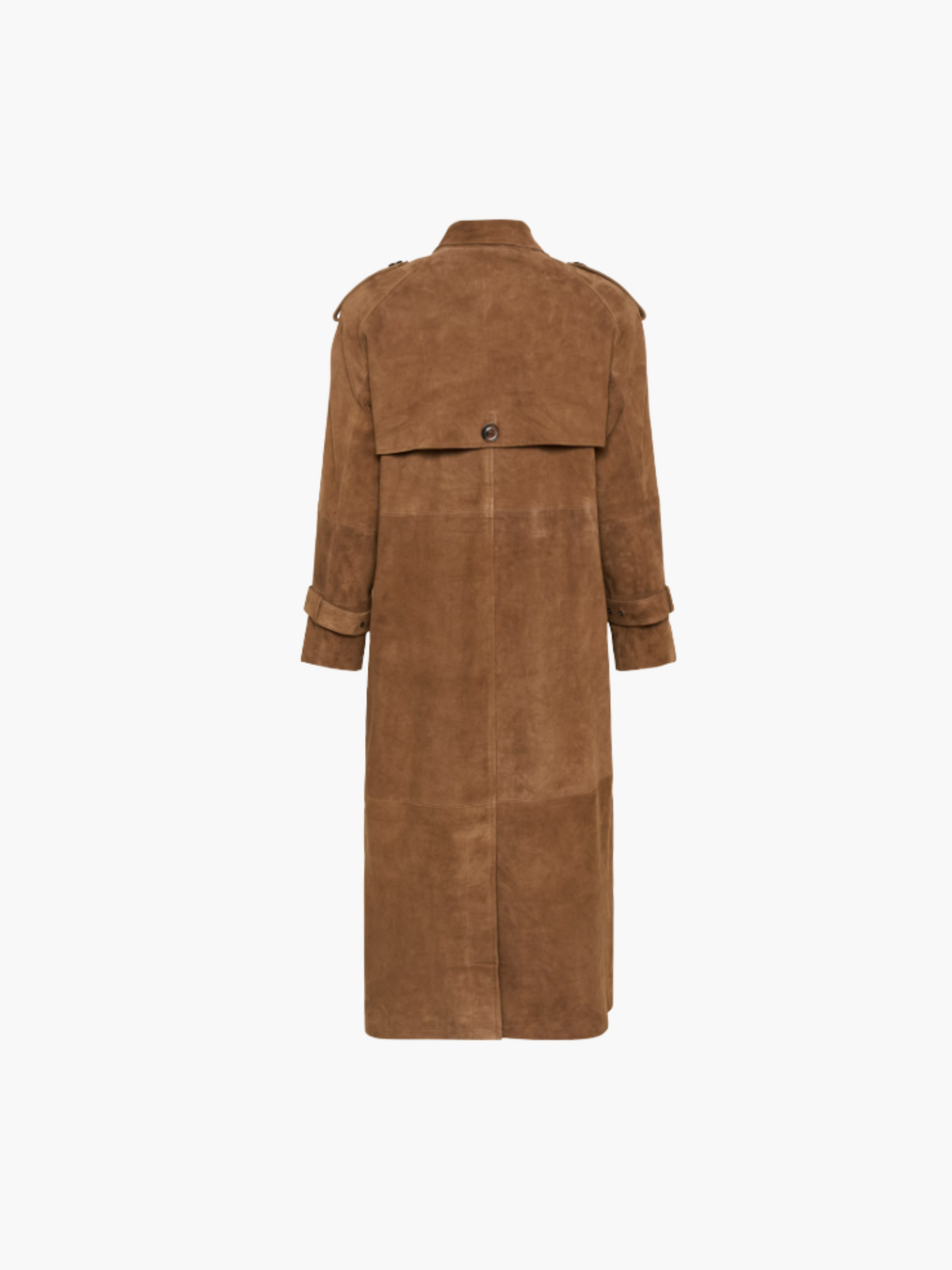 Velvet Muse Suede Trench Coat